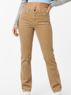 Vintage Y2K Calvin Klein Tan Corduroy Straight Leg Pants Size 6
